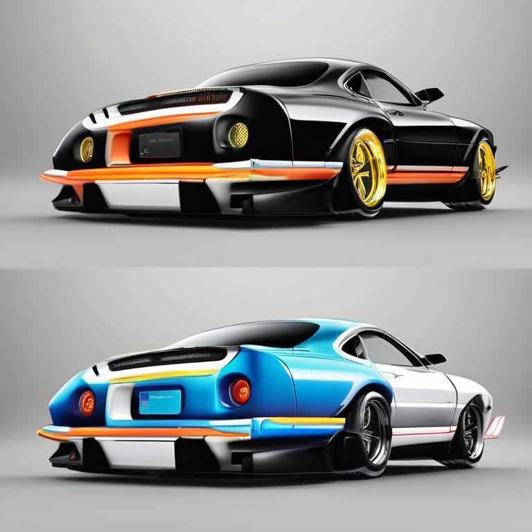 4 چهار تا توبوتا سوپرا بارنگ های مختلف در کنار هم5