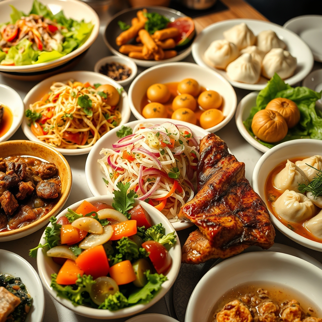 🥗🥩🥡🥘🍳🥓9