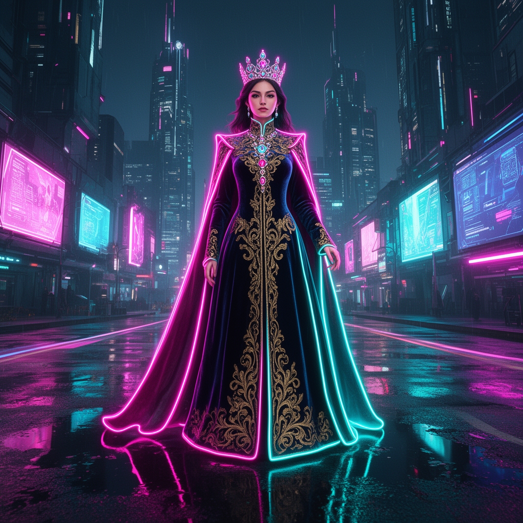 🌬❄💃  لباس سلطنتی 0