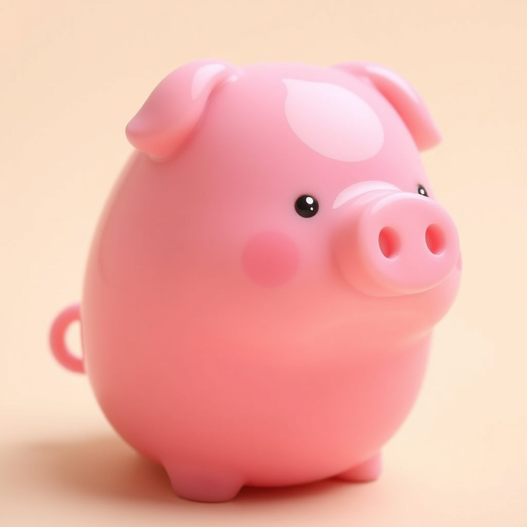 یک خوک اسباب بازی نرم و ژله ای که بسیار گوگولی است18