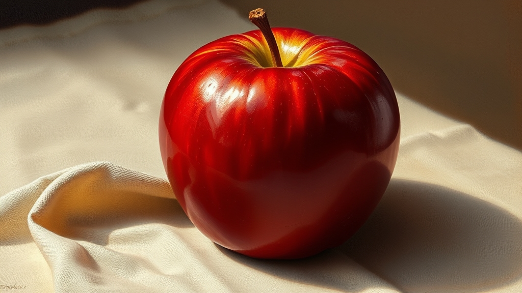 یه سیب قرمز خوشگل0