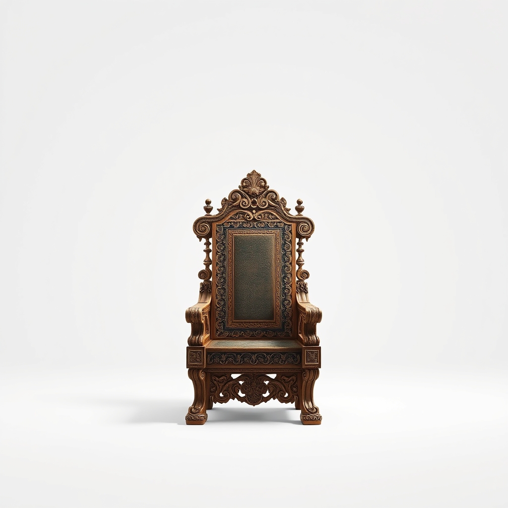 صندلی ریاست دوران باستان پسزمینه سفید5