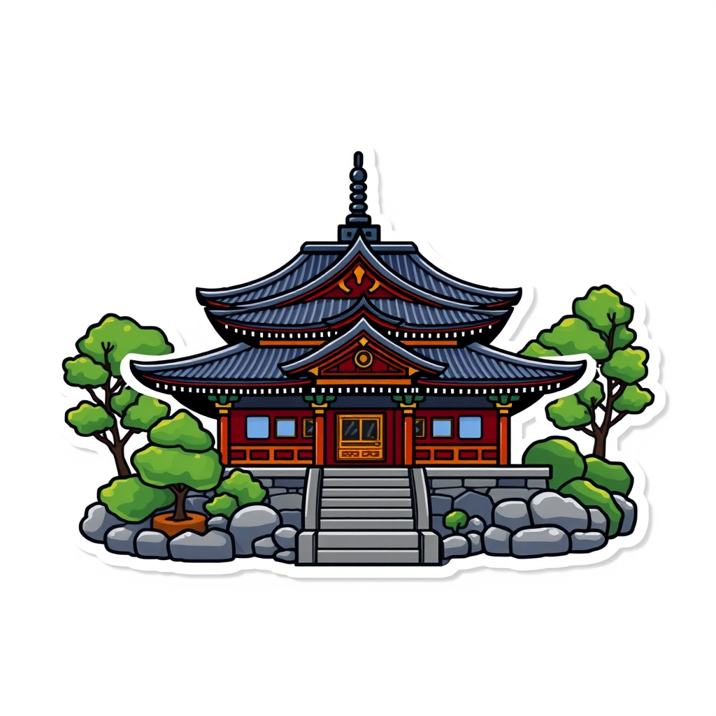 عکس کارتونی استیکر آرامگاه حرم مطهر 5