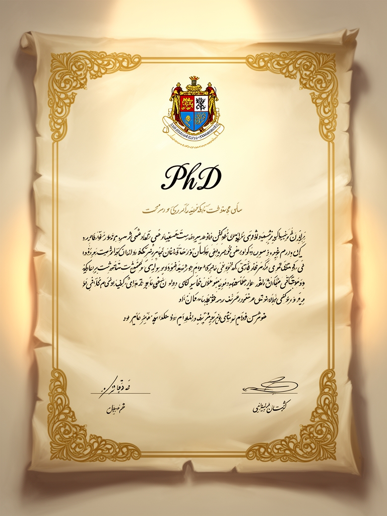 مدرک دکترا3