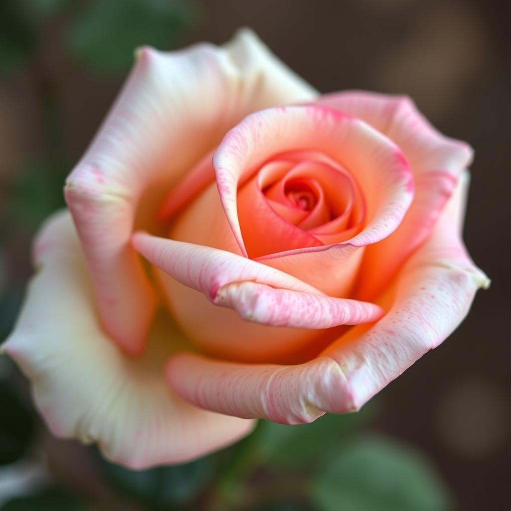 عکس گل رز سفید قرمز0