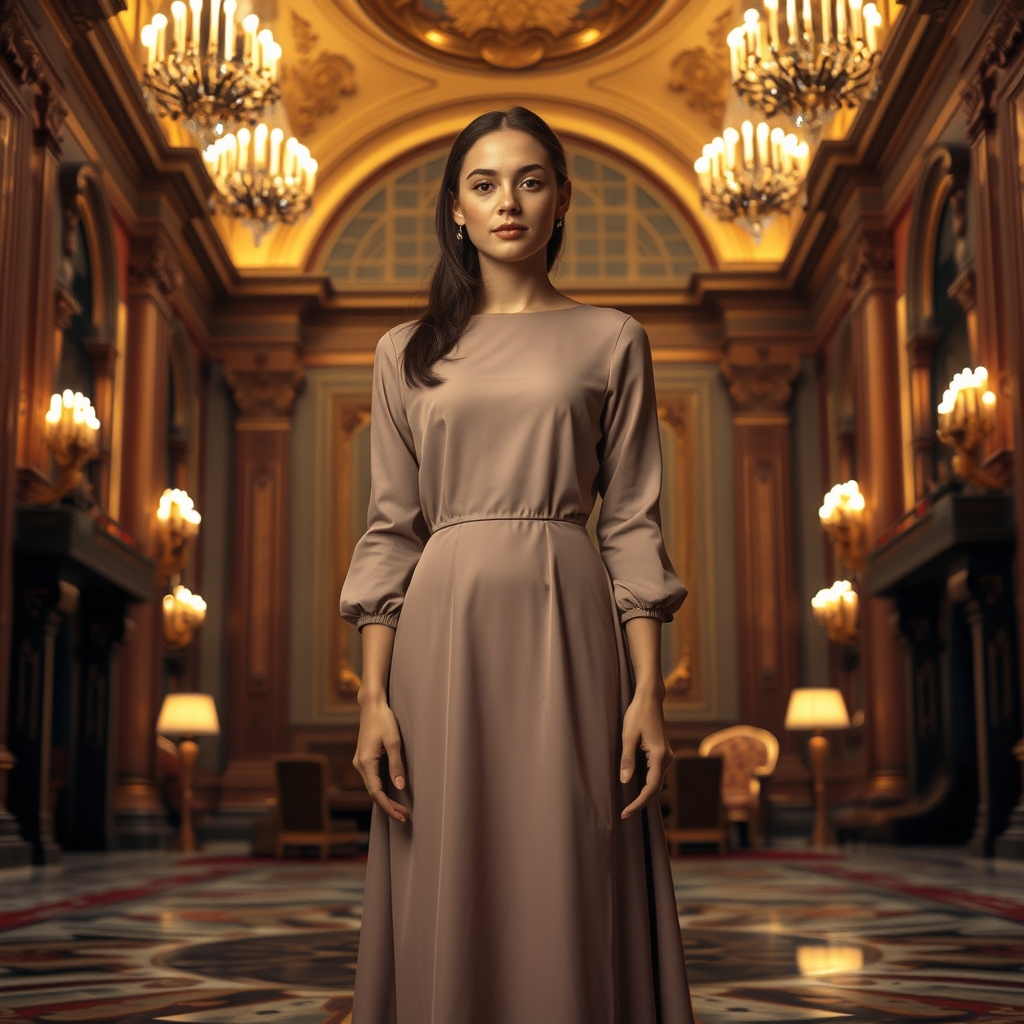 دختربا ۲۰سال سن درقصر بزرگی اشرافی وبزرگ7