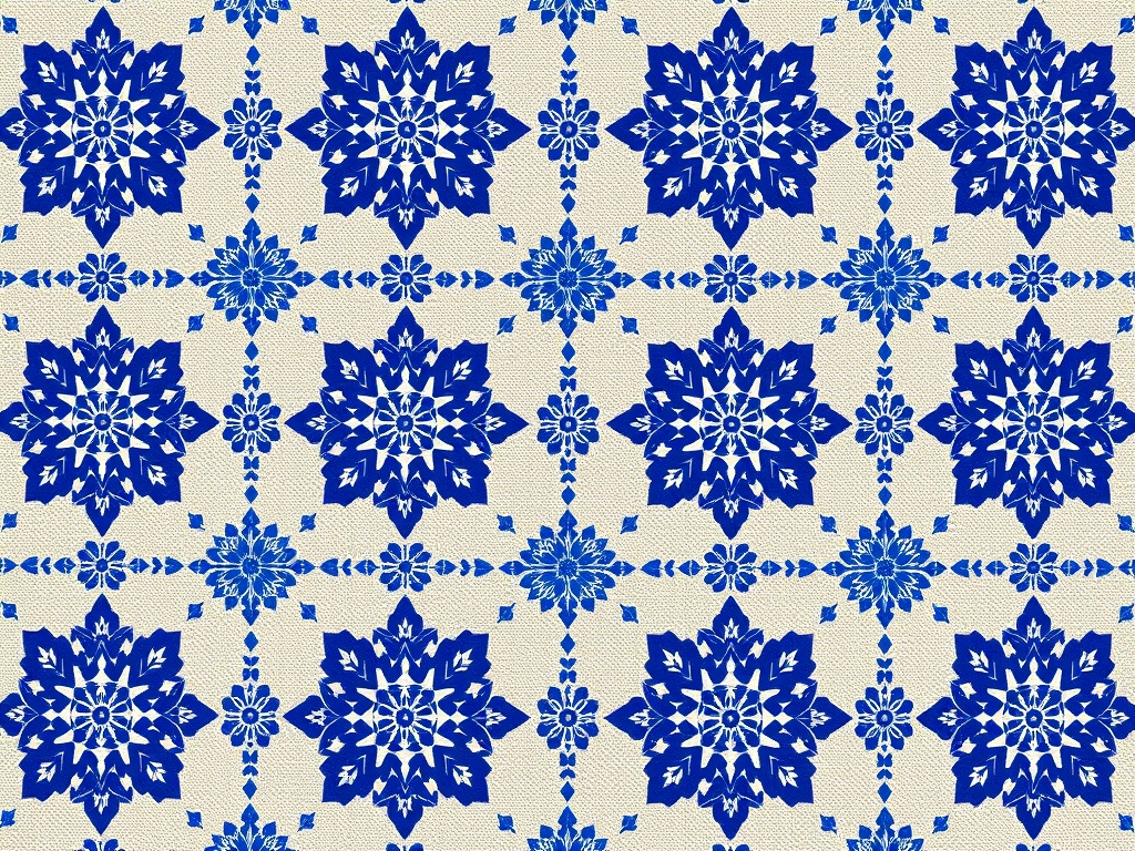 پارچه سوری سنتی ابی شکل
 1