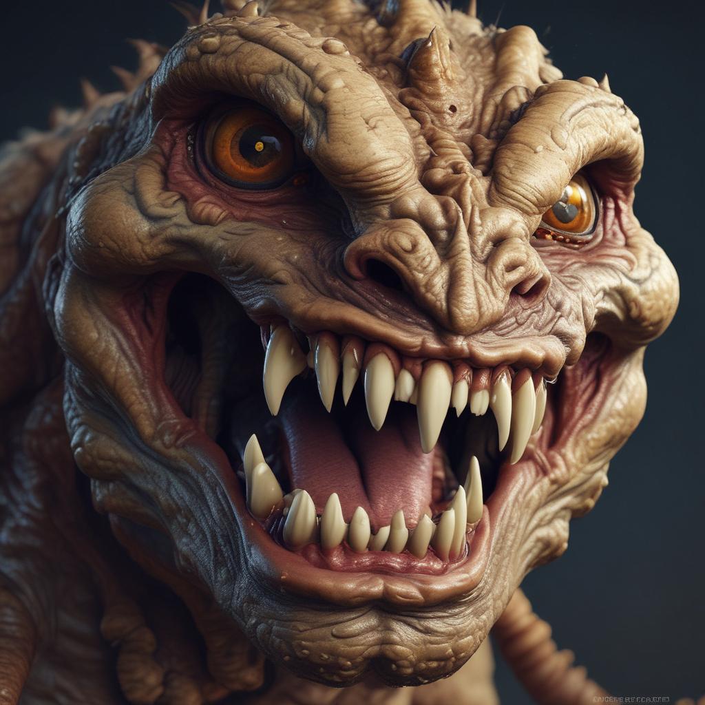 یک هیولایی که با دهانش همه چیز را میخورد



2