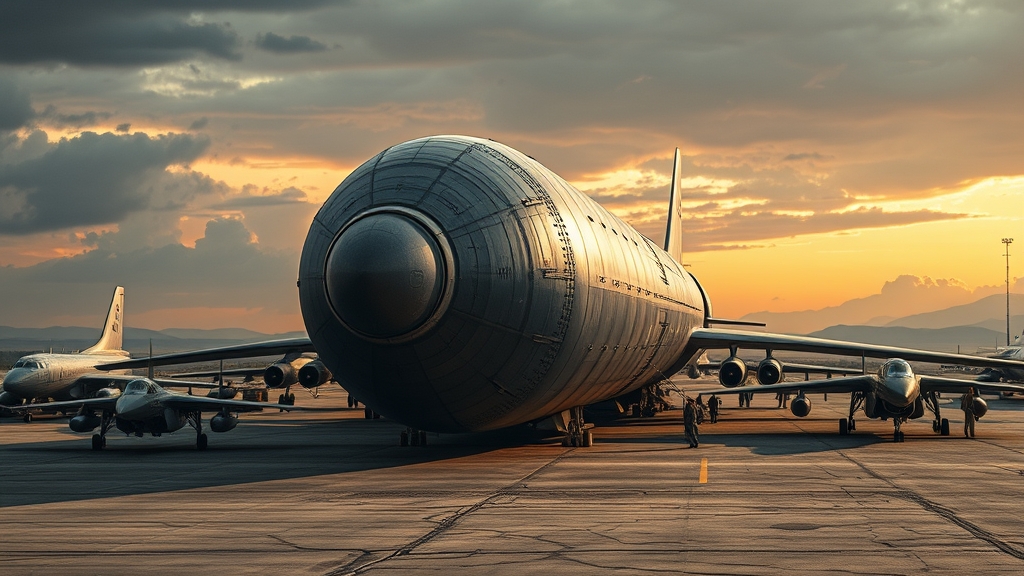 یک بمب اتم با ابعاد ۵۰۰۰ متری و تولید شده در سال ۱۹۷۰ در یک پایگاه ارتشی (که در آن بمب افکن مخصوص بمب به همراه جت های جنگی قرار گرفته است) با مقدار جزئیات ۱۰۰۰۰۰۰۰۰۰۰۰۰۰۰۰۰۰۰۰۰۰۰۰۰۰۰۰۰۰۰۰۰۰۰۰۰۰۰۰۰۰۰۰۰۰۰۰۰۰۰۰۰۰۰۰۰۰۰۰۰۰۰۰۰۰۰۰۰۰۰۰۰۰۰۰۰۰۰۰۰۰۰۰۰۰۰۰۰۰۰۰۰۰۰۰۰۰۰۰۰۰۰۰۰۰۰۰۰۰۰۰۰۰۰۰۰۰۰۰۰۰۰۰۰۰۰۰۰۰۰۰۰۰۰۰۰۰۰۰۰۰۰۰۰۰۰۰۰۰۰۰۰۰۰۰۰۰۰۰۰۰۰۰۰۰۰۰۰۰۰۰۰۰۰۰۰۰۰۰۰۰۰۰۰۰۰۰۰۰۰۰۰۰۰۰۰۰۰۰۰۰۰۰۰۰۰۰۰۰۰۰۰۰۰۰۰۰۰۰۰۰۰۰۰۰۰۰۰۰۰۰۰۰۰۰۰۰۰۰۰۰۰۰۰۰۰۰۰۰۰۰۰۰۰۰۰۰۰۰۰۰۰۰۰۰۰۰۰۰۰۰۰۰۰۰۰۰۰۰۰۰۰۰۰۰۰۰۰۰۰۰۰۰۰۰۰۰۰۰۰۰۰۰۰۰۰۰۰۰۰۰11