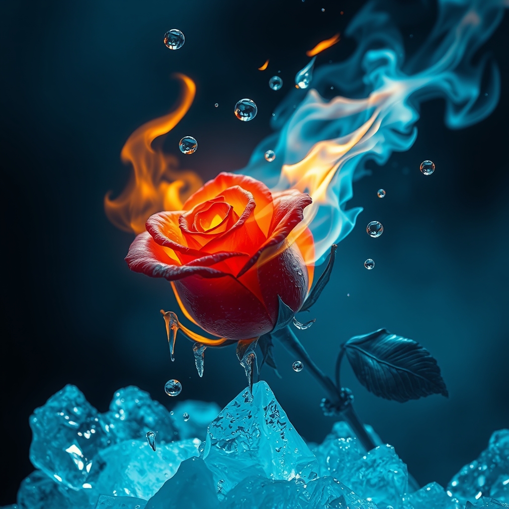 🌹🔥💧❄6