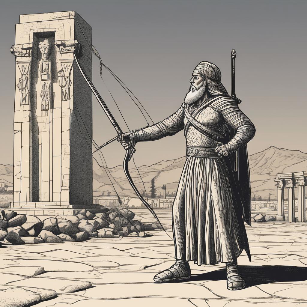 آرش کمانگیر در تخت جمشید 13