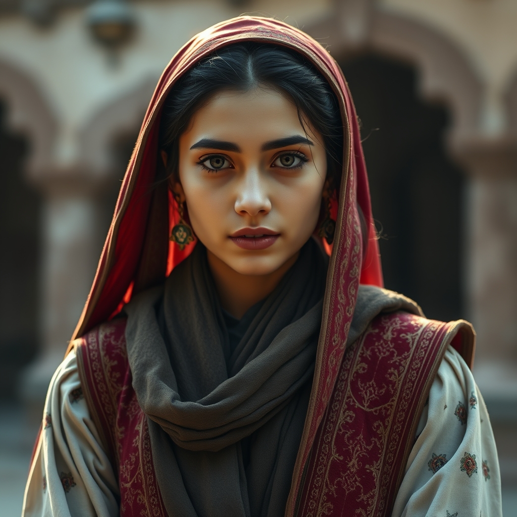 دختری با لباس دوران قاجاری20