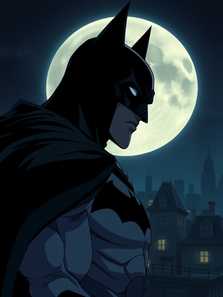 بتمن بسیار غمگین در تاریکی شب به ماه نگاه می کنه15