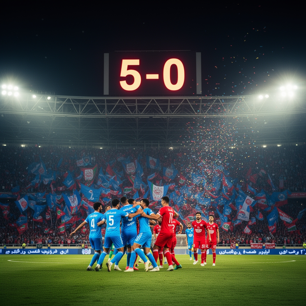 بازی استقلال با پرسپولیس بازی داره می خوام 5 صفر بنف استقلال بزن2
