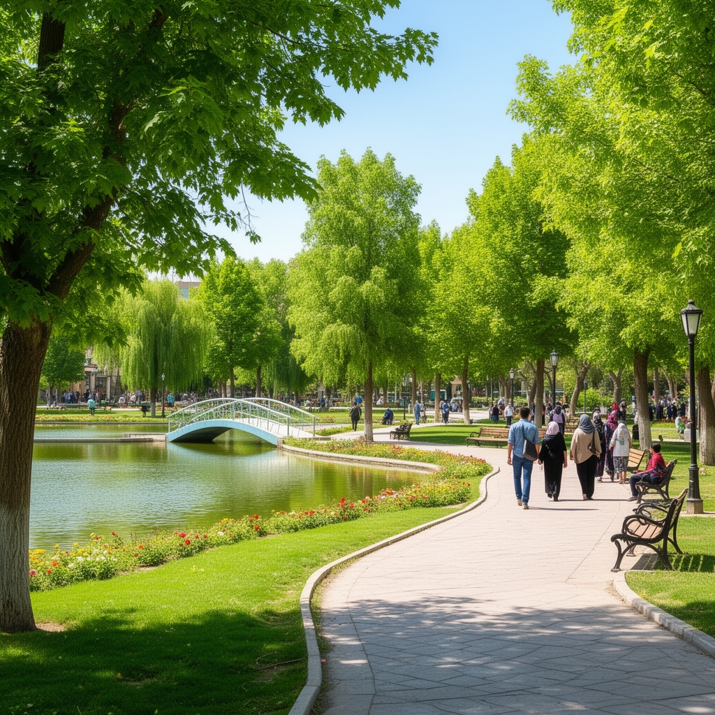 عکس از پارک ملت مشهد 0