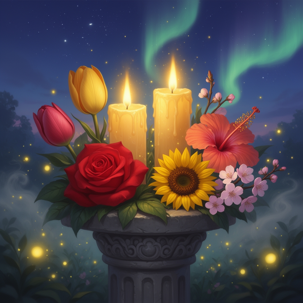 🕯🕯🌹🌷🌺🌻🌸0