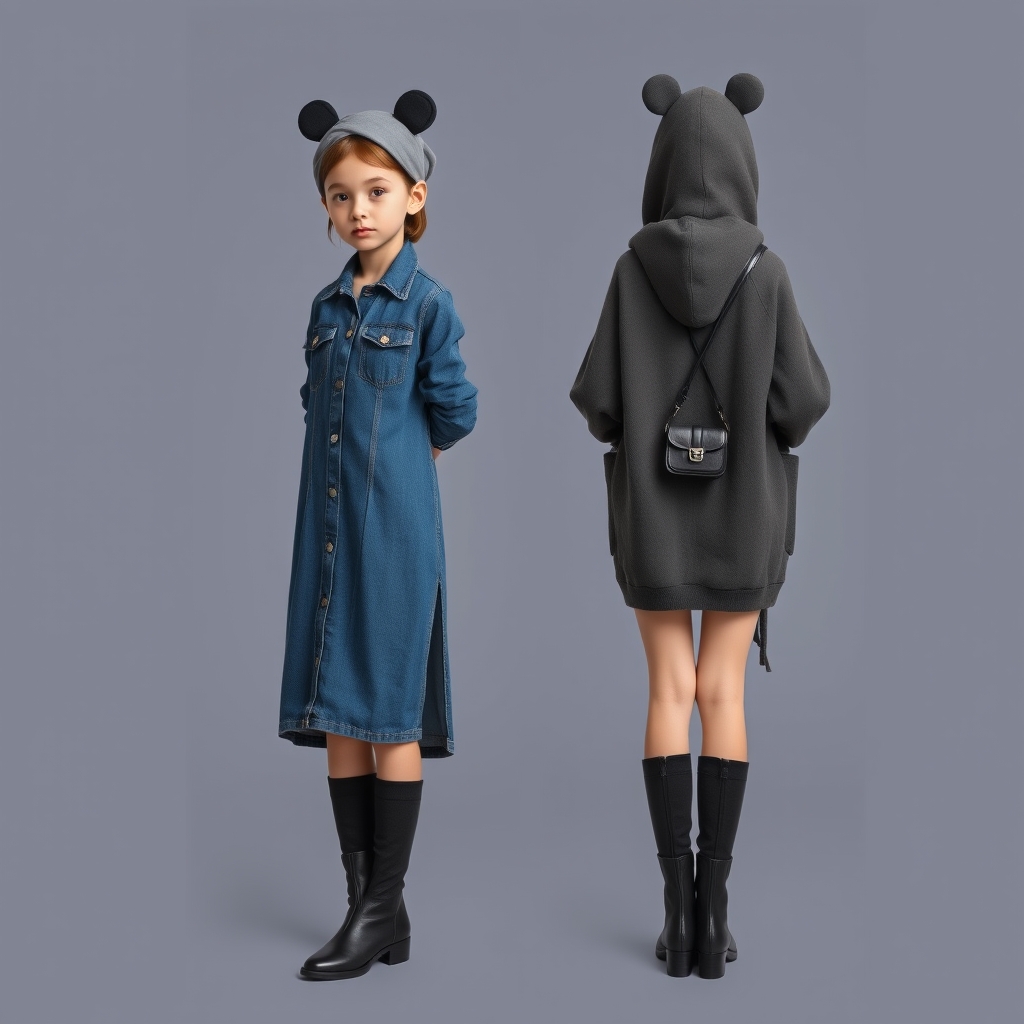 دختری لاغراندام با:
1:شلواربیلر[پیشبندی]
۲:جوراب حوله ای بلند
۳:چکمه بهاری تاروی ران
۴:دستکش چرم دخترانه
۵:کاپشن کراپ لش کلاهدارباگوش خرسی
۶:کیف دوشی کج دخترانه
۷:مینی اسکارف وحلقه دخترانه3