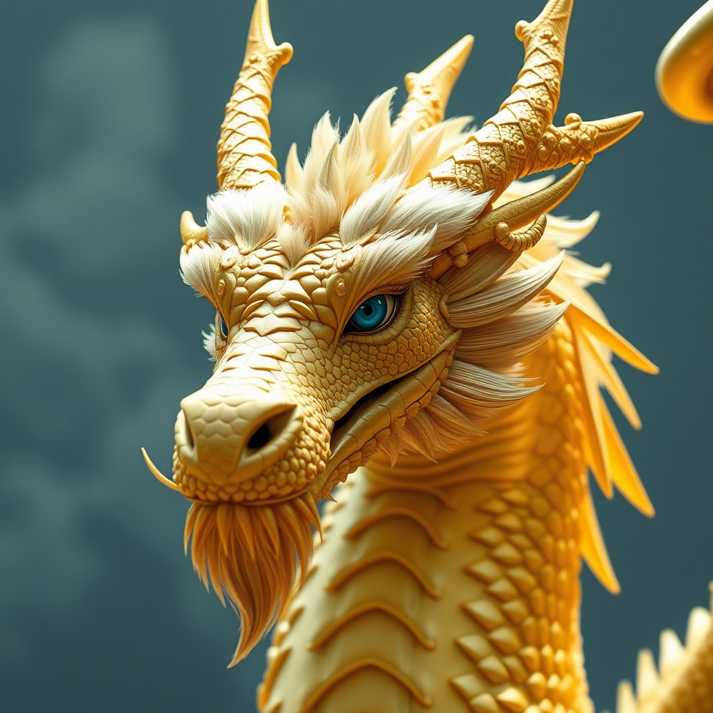 زیباترین اژدها زرد رنگ در جهان حتی در رویایی که شکوه خدا را داشته باشد که نظیر آن در دنیا نباشد که همه از شدت زیبایی به او سجده کنند و که با یالهای طلایی رنگ باشد و با چشمانی ابی و موهای طلایی کمرنگ ببینیم رویای چیکار میکنه4