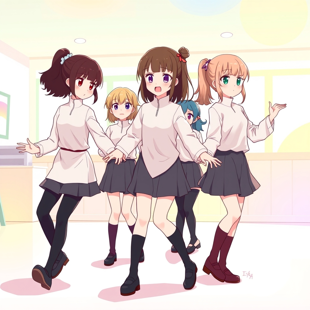 گروه دخترانه رقص4