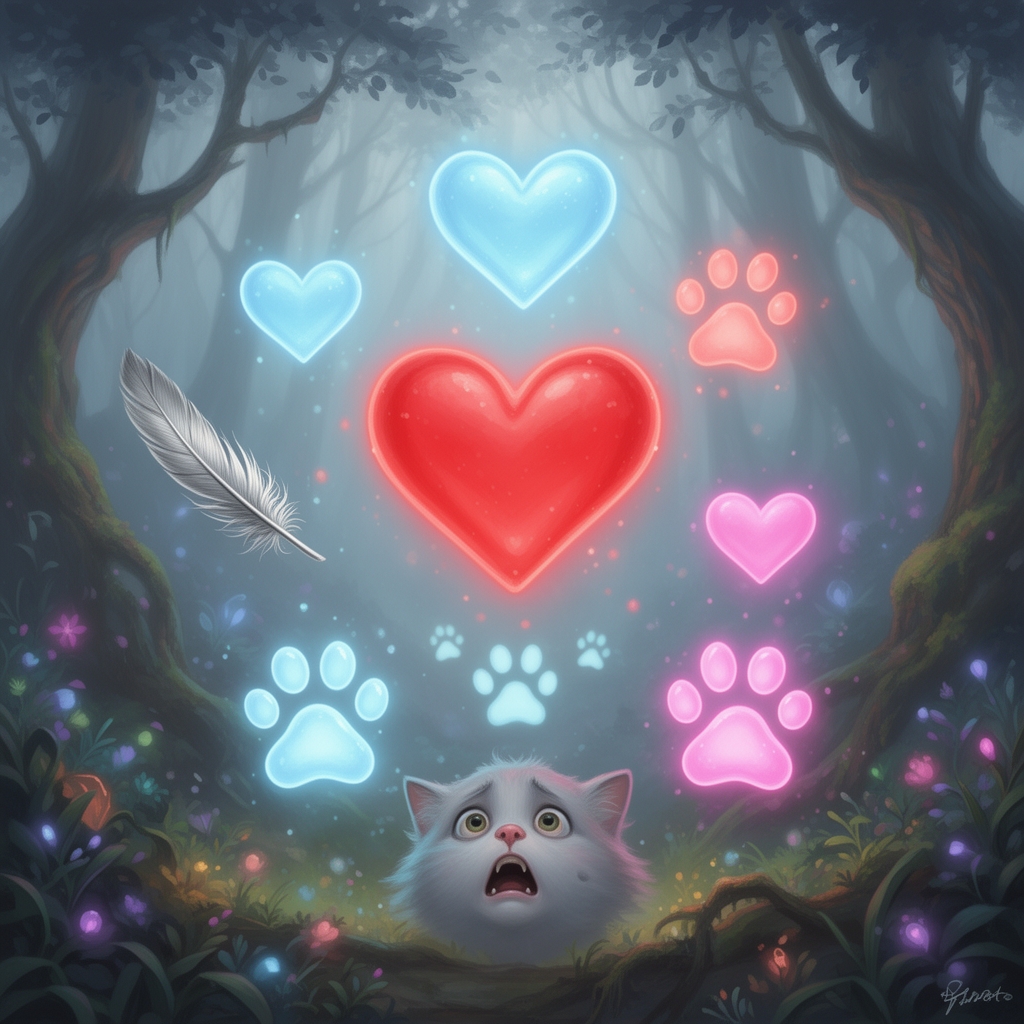 🩵+❤️+🩷+🪽+🐾+😱:؟3