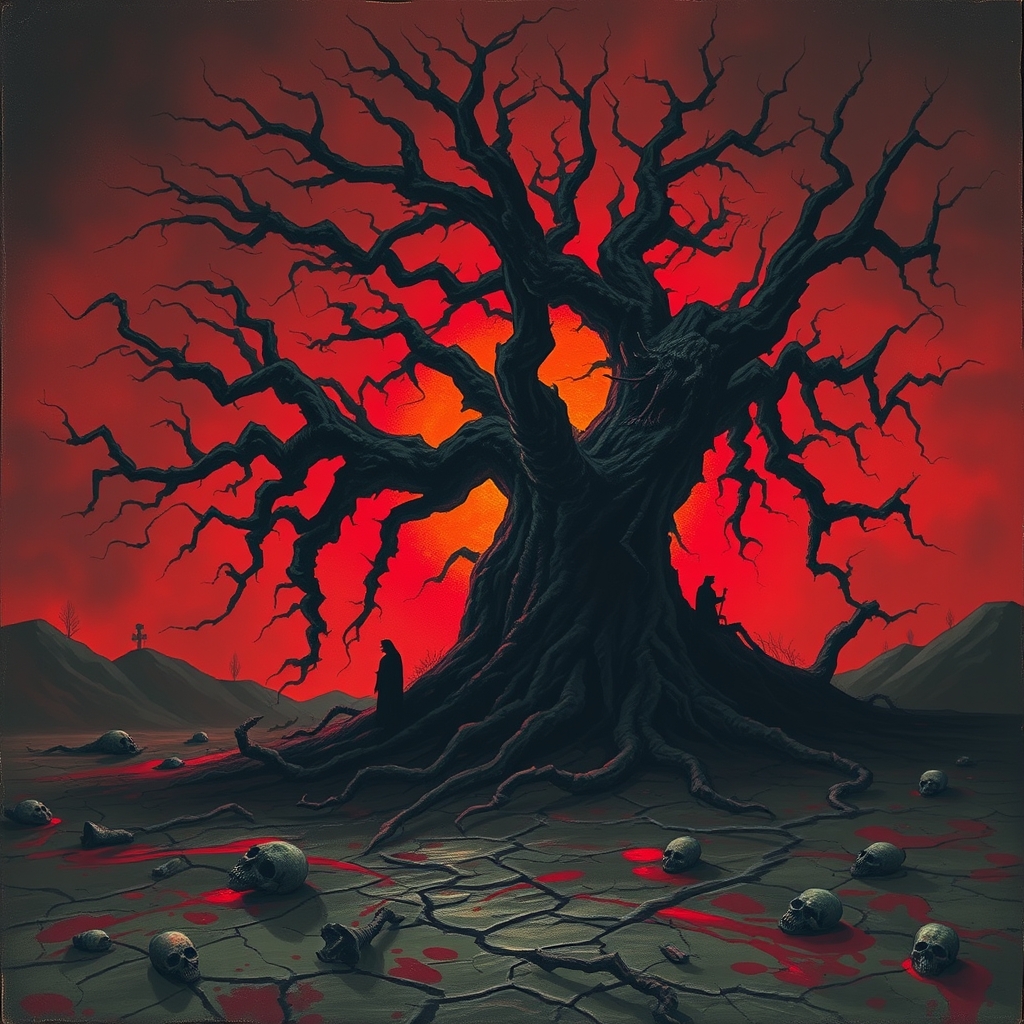 عکس نقاشی ترسناک تولید کن1