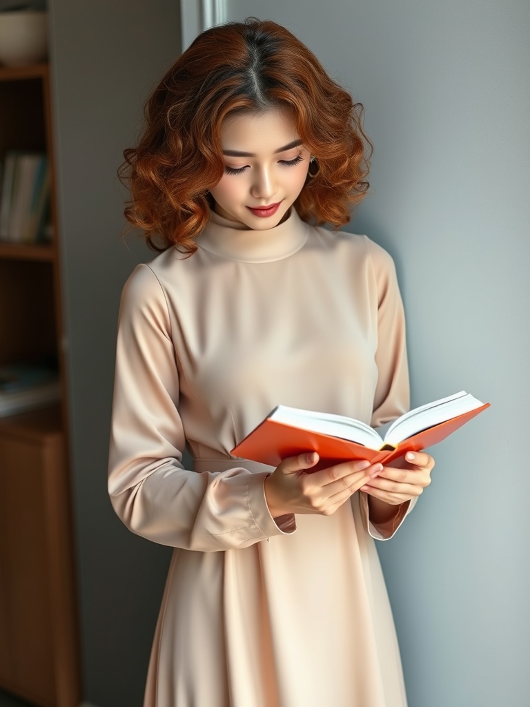 یک دختر کتاب خون باشه آیدل کره‌ای باشه با موهای خرمایی و فرفری




5