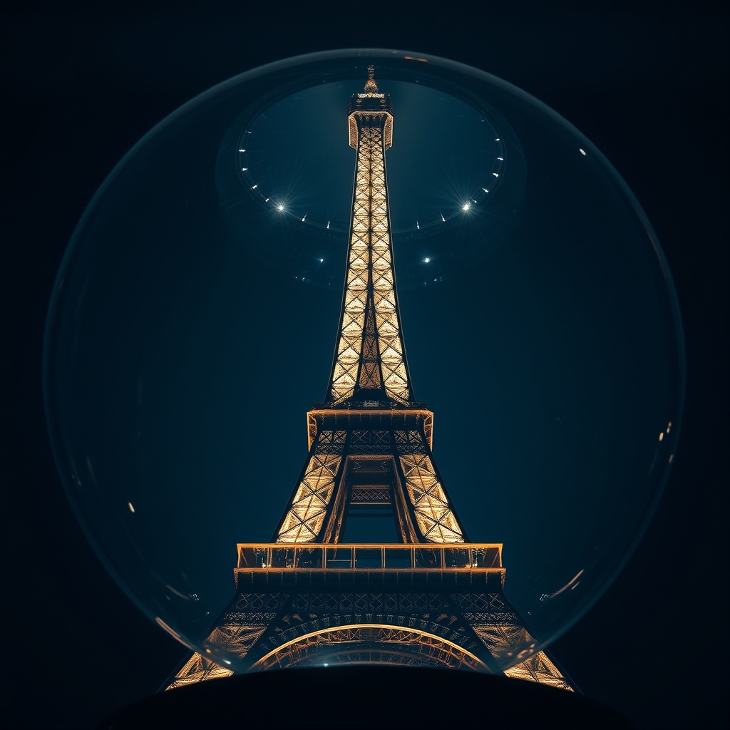 داخل یک قرص کپسول برج ایفل 0