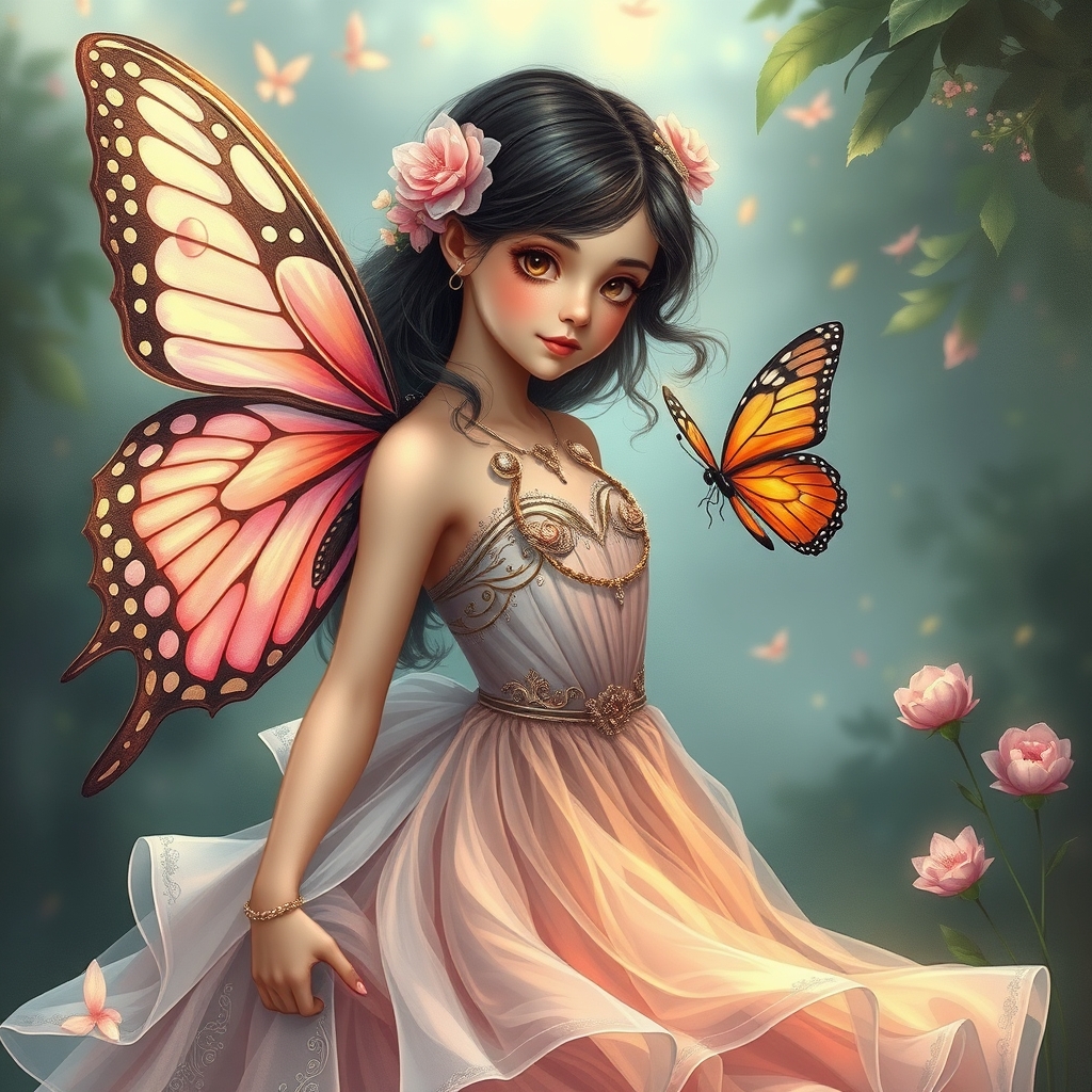 🧕🏻+👧🏻🦋🪻👗دختری زیبا و آراسته 17