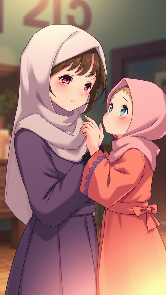 دختری خوشگل که داره دست مادرشو میبوسه 23