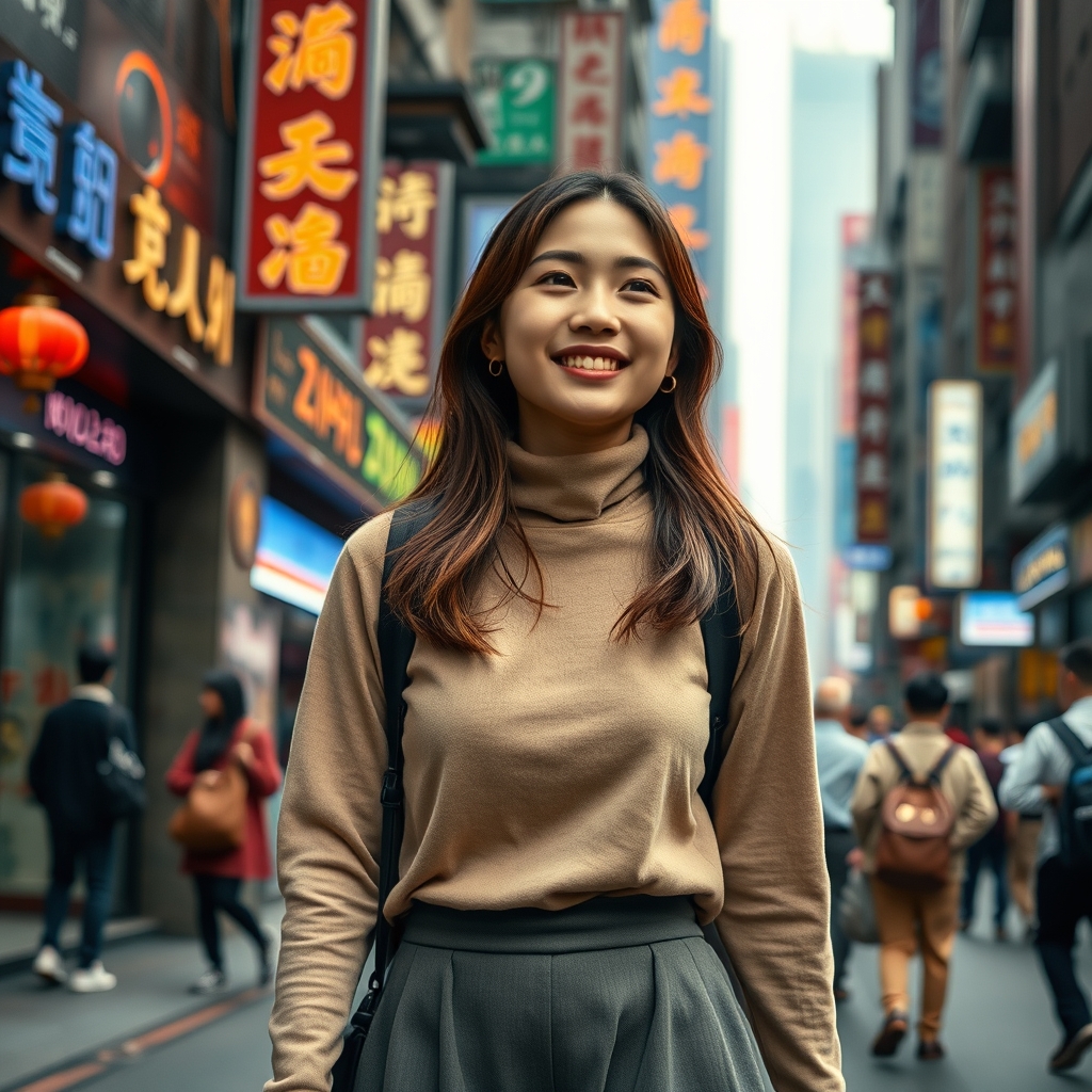 یه صحنه ای از فیلم ... دختری معمولی اما با افکار جالب و متفاوت که بین آدم ها راه میره ... دانشجو هست و توی شانگهای ... اون دختر خیلی خوشحال و در عین حال خیلی ناراحت هست و دو رگه ایرانی _ چینی است و هیکلی توپر دارد و صورتی زیبا و جذاب... موهایش صاف و حالت دار و با اندازه ای متوسط است و ... سبک رئالیسمی دارد و واقعی است3