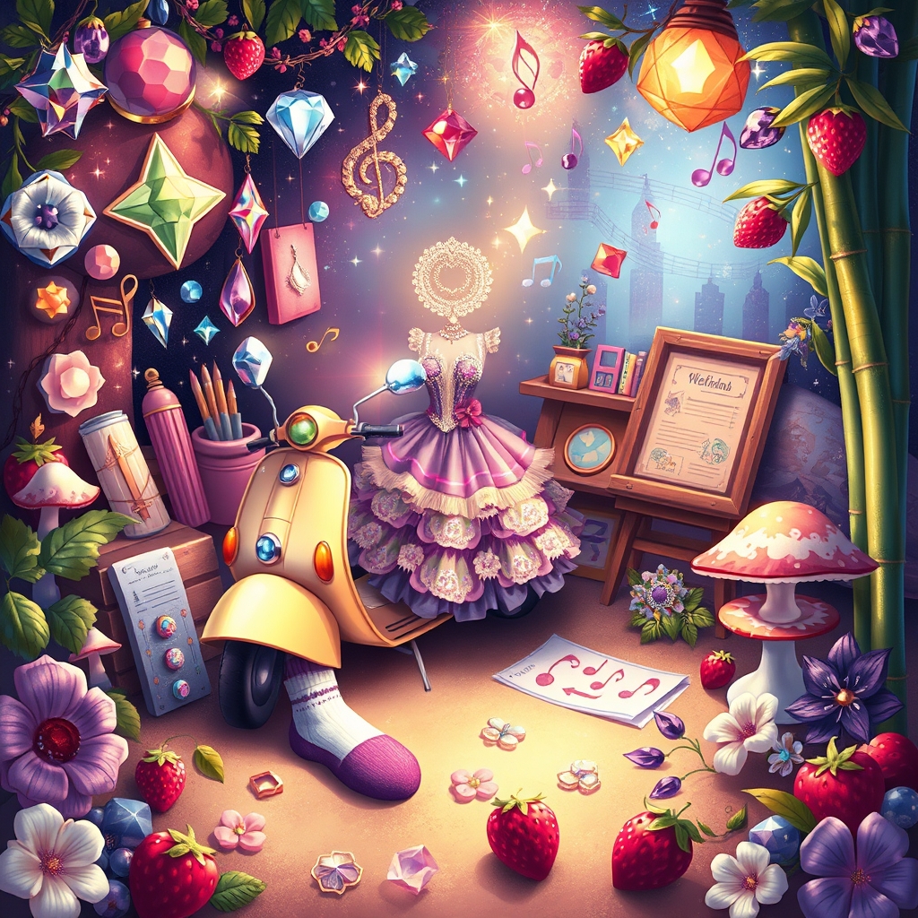 💎💍👗🧦🛴🎨🎼🍇🍓🍄🎍💜🥰7