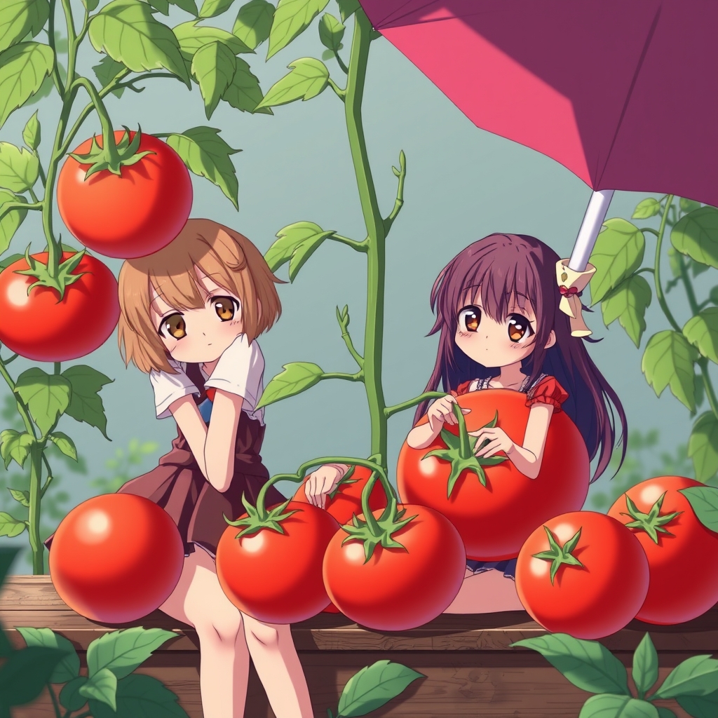 گوجه اگر دختر بود3