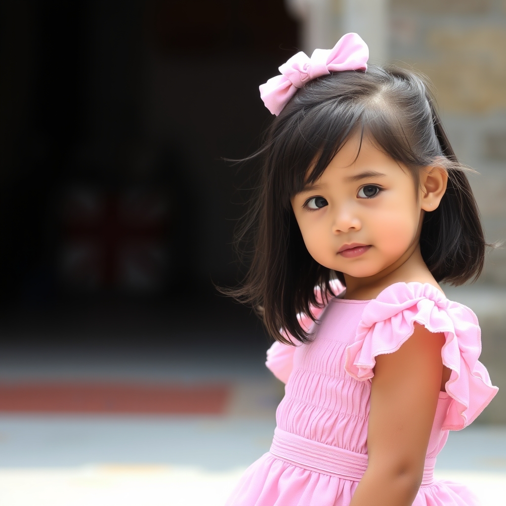 دختری با لباس صورتی6