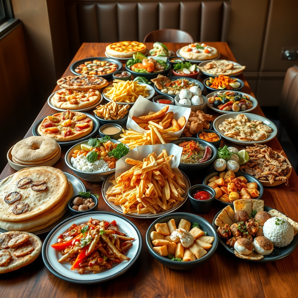 🥞🥐🍕🫓🍟🥨🍝🥙🌮🌯🧆🍤🍣🍙13