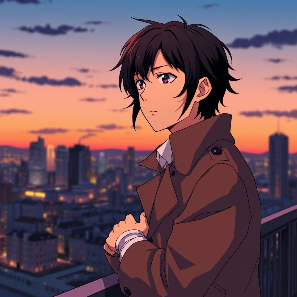 یه عکس از شخصیت دازای در انیمه سگ های ولگرد بانگو23