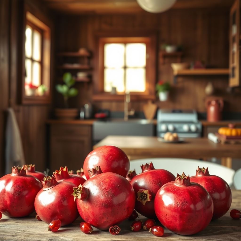 انارهای سرخ در خانه باشد0