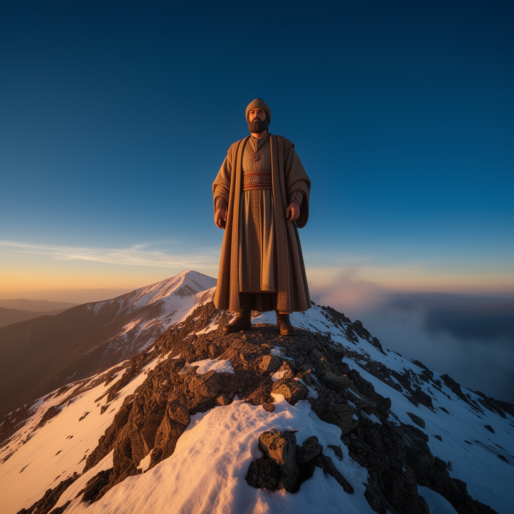 کوروش کبیر بالای قله دماوند 2