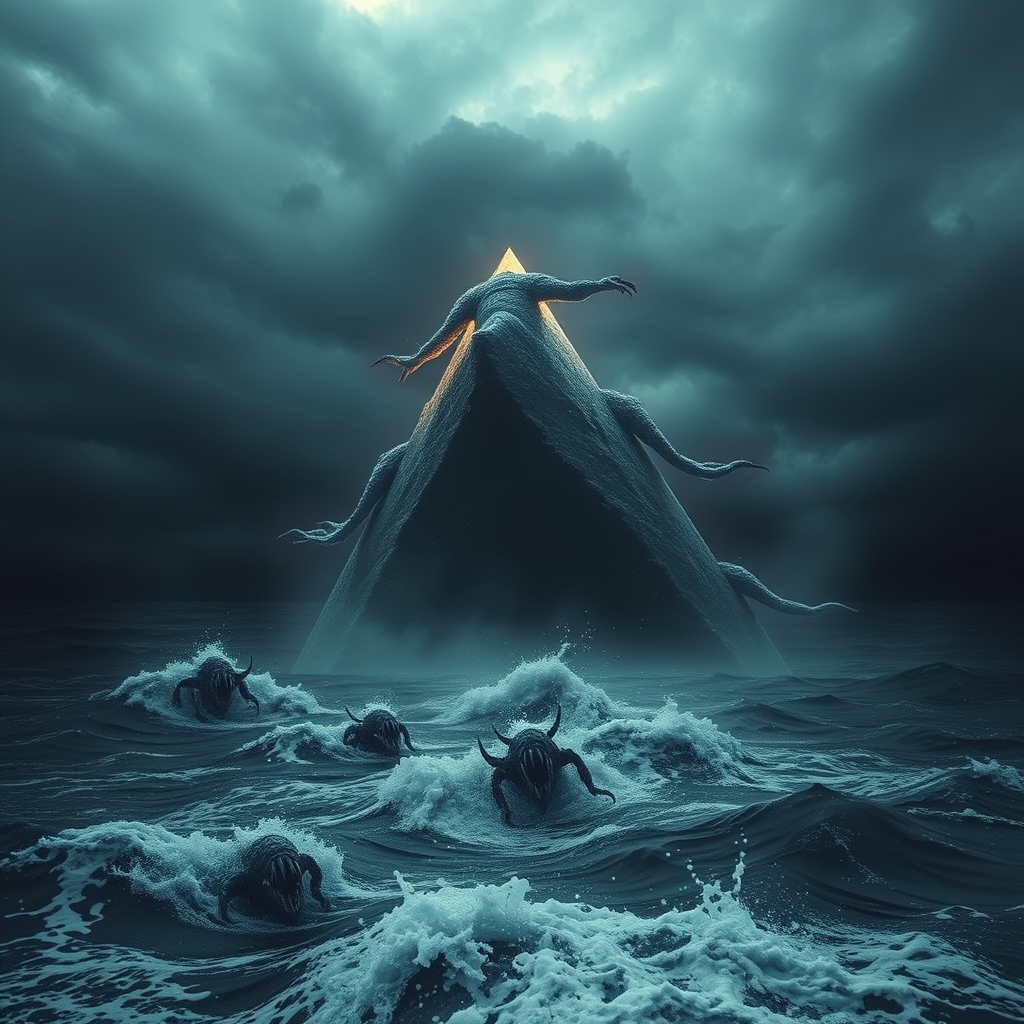 مثلث برمودای اقیانوس اطلس و موجودات ماوراء طبیعی و آب سیاه و آب و هوای وحشتناکش5