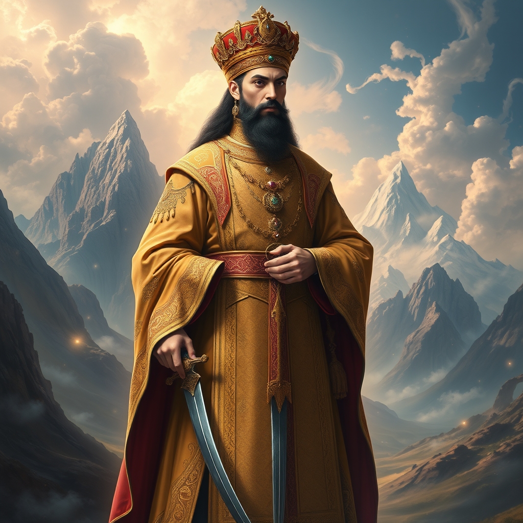 تصویری از شاه اسماعیل صفوی موسس سلسله صفوی16