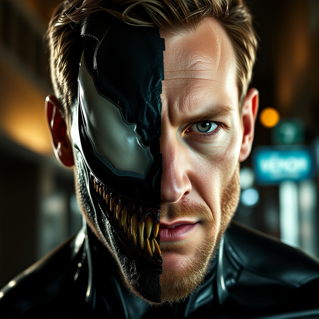 عکس ونوم رو با تام هاردی روبساز0