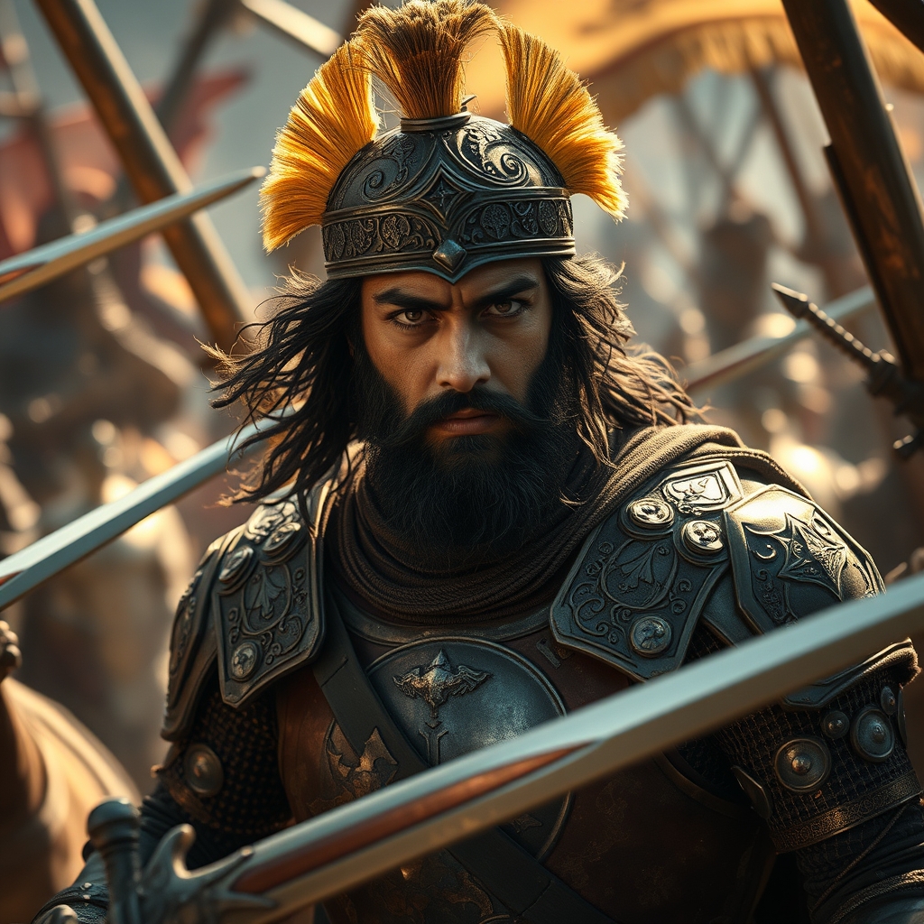 جمشید در حال جنگ22