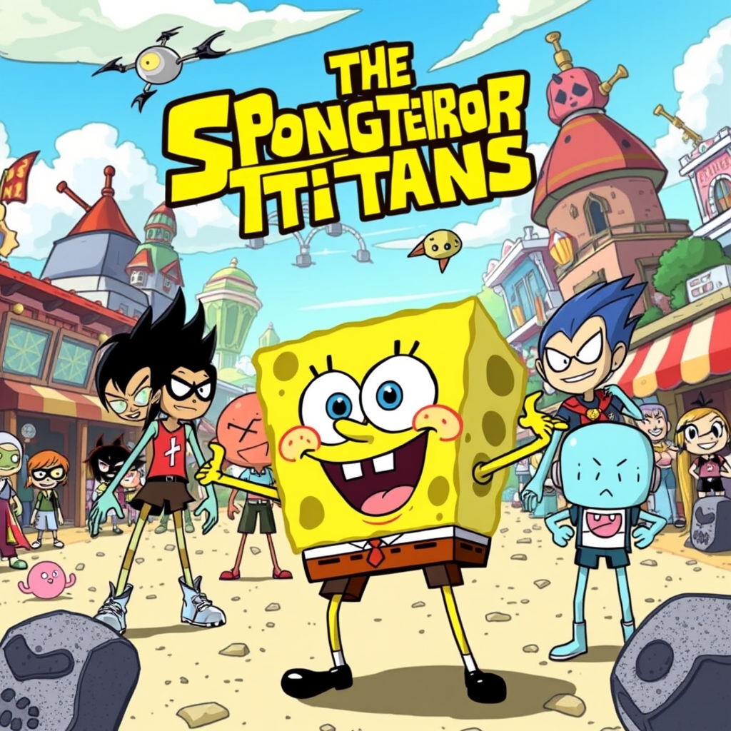 باب اسفنجی و تایتان های نوجوان 19