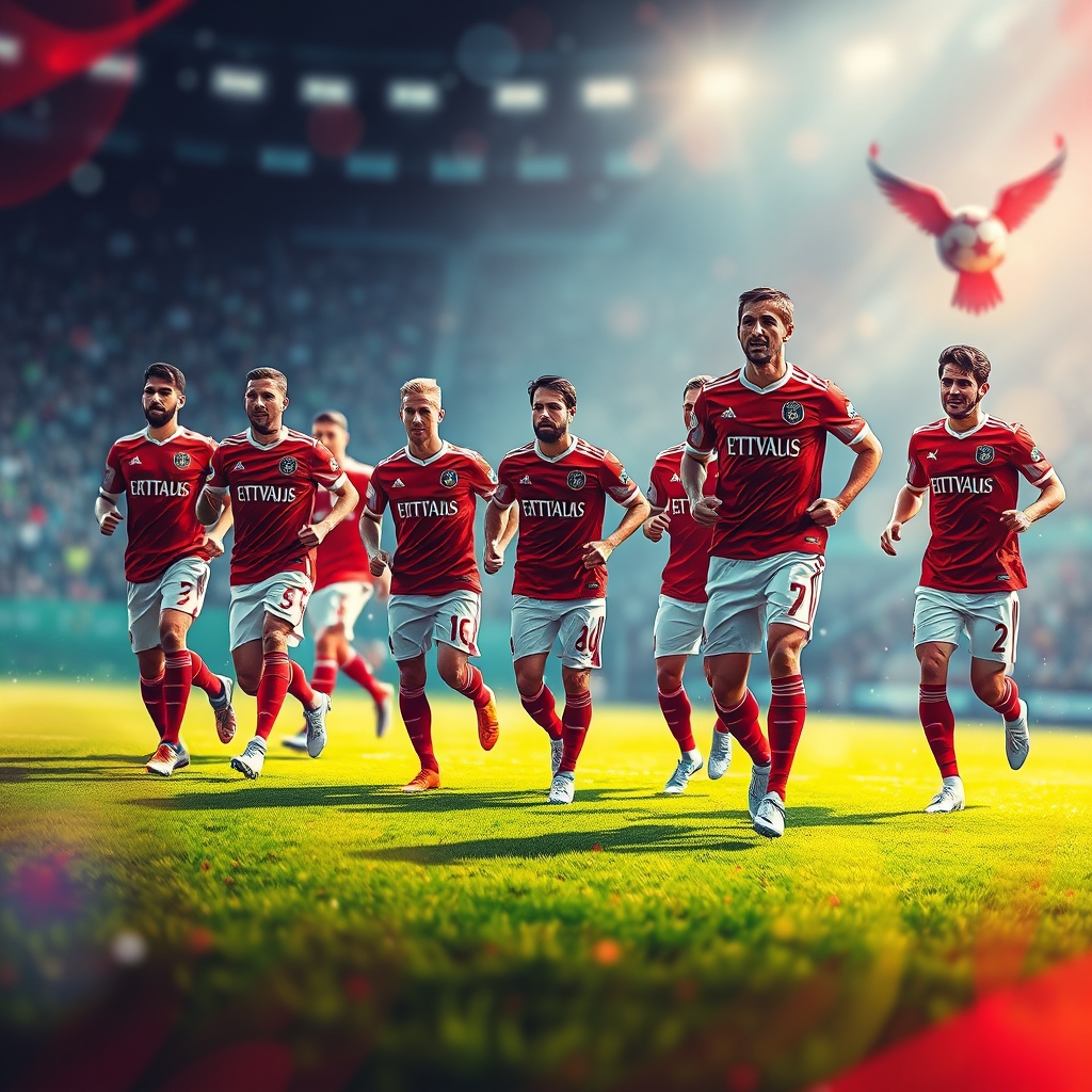 شکوه تیم فوتبال پرسپولیس در زمین بازی فوتبال 1