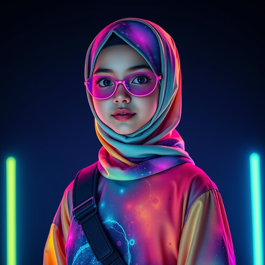 لباس دخترانه کهکشانی 8