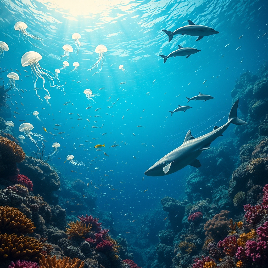   موجودات دریایی در اقیانوس  که مرا به وجد می اورد به صورت واقعی 7