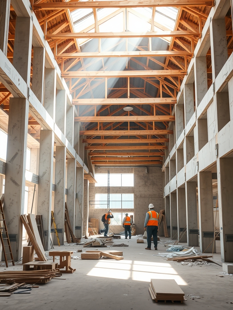 تصویری از داخل ، ساختمانی در حال ساخت13