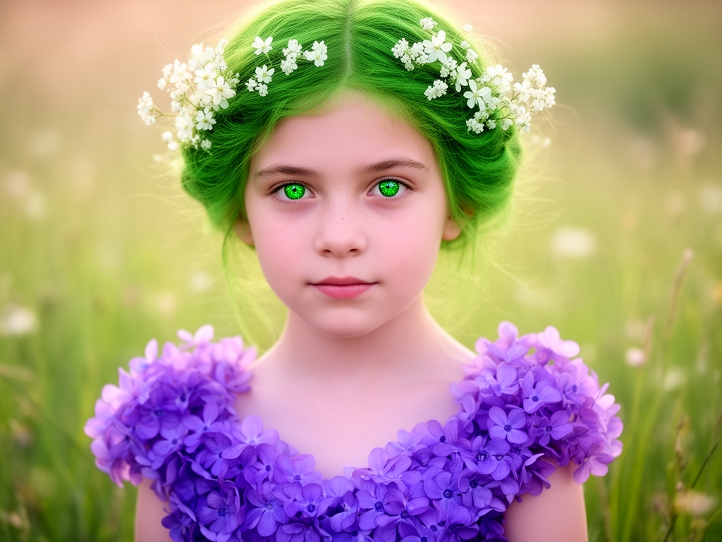 سبزه بلور دختری ۱۴ ساله مادر طبیعت اون دختری با لباسی از گل بنفشه داشت با مو های سبز که باگل های سفید ترین شده و چشمایی سبز و زیبا همچون بلور3