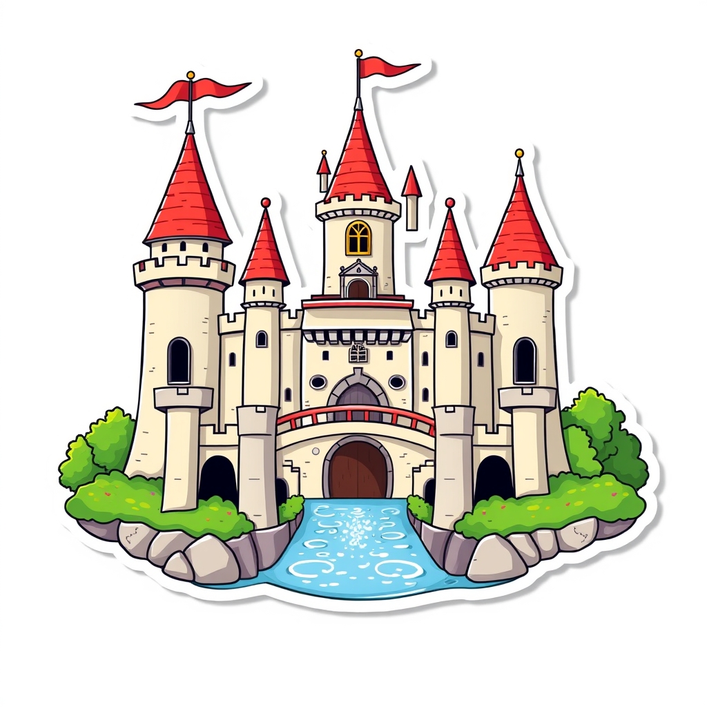 کارتونی استیکر قصر14