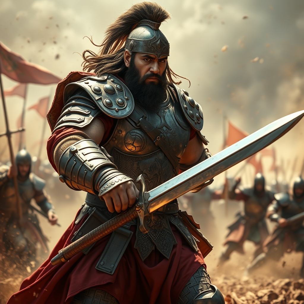 رستم در حال جنگ14