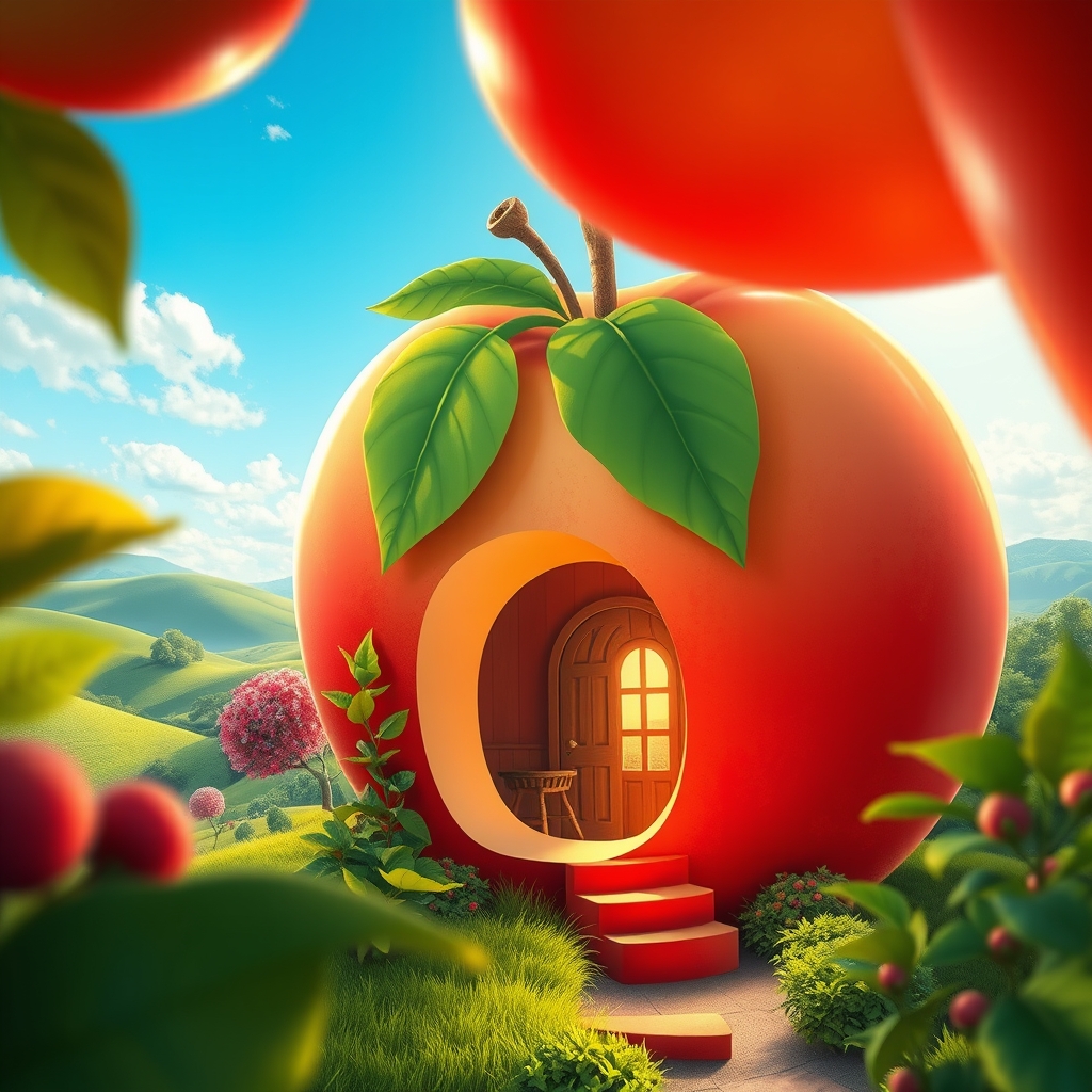 بزرگ ترین سیب دنیا که آن را به خانه تبدیل کرده اند19